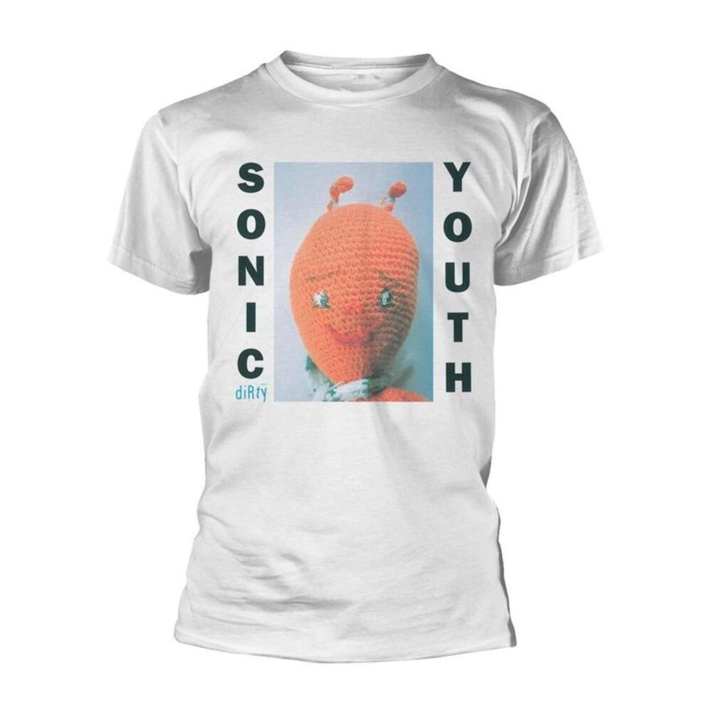 Sonic Youth Unisex Adult Dirty T-Shirt / White